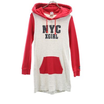 X-girl 長袖 スウェットパーカー