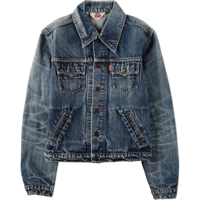 古着 90年代 リーバイス Levi's 70696-0202 オレンジタブ デニムジャケット Gジャン レディースM相当 ヴィンテージ/eaa683128