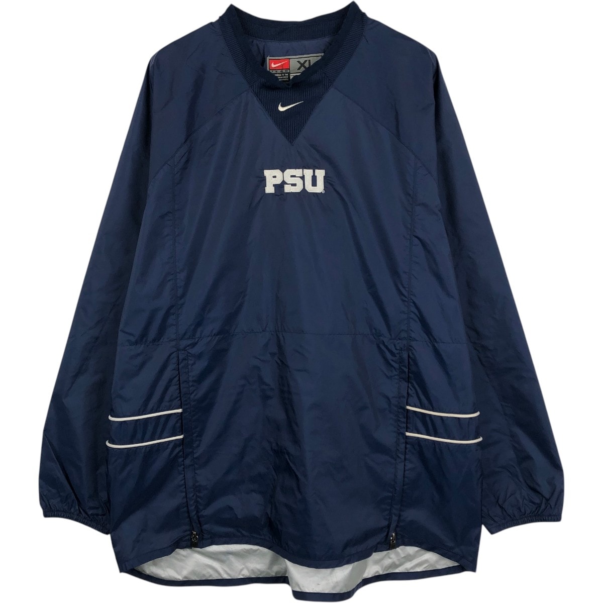 古着 00年代 ナイキ NIKE TEAM PENN STATE ペンシルベニア州立大学 カレッジ ナイロンプルオーバー メンズXL相当/eaa673428
