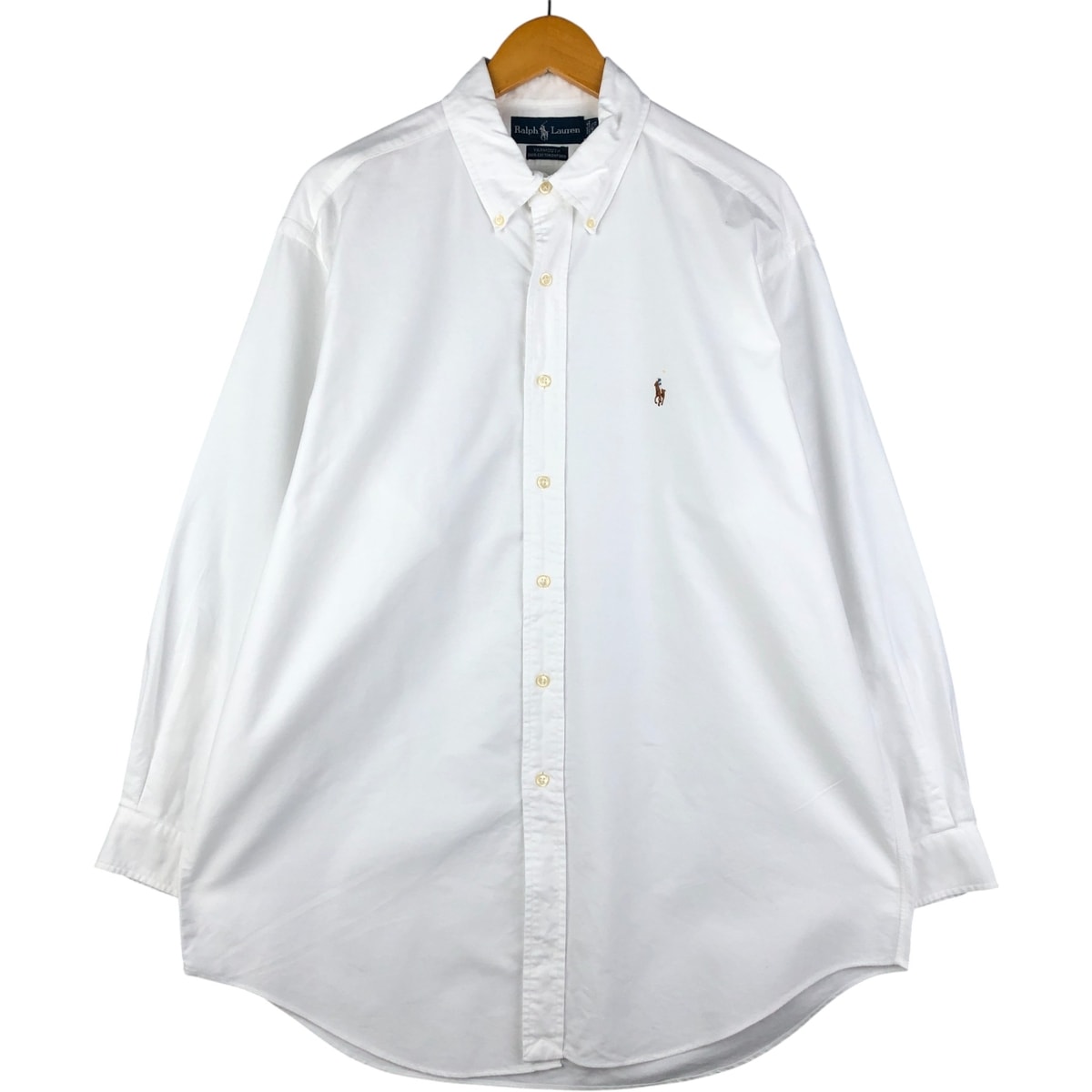 古着 ラルフローレン Ralph Lauren YARMOUTH 長袖 ボタンダウンシャツ メンズL相当/eaa592789