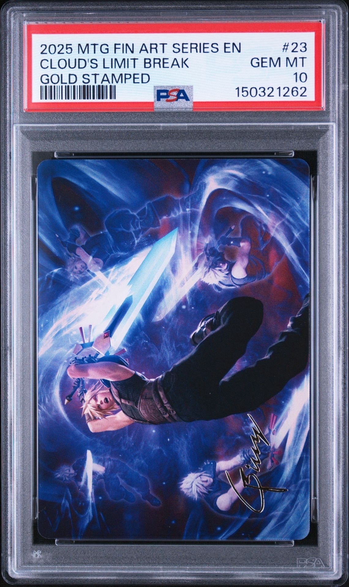 PSA10】瞬唱の魔道士 M :フォイル :ボーダーレス版 [FIC 0469]【日本語