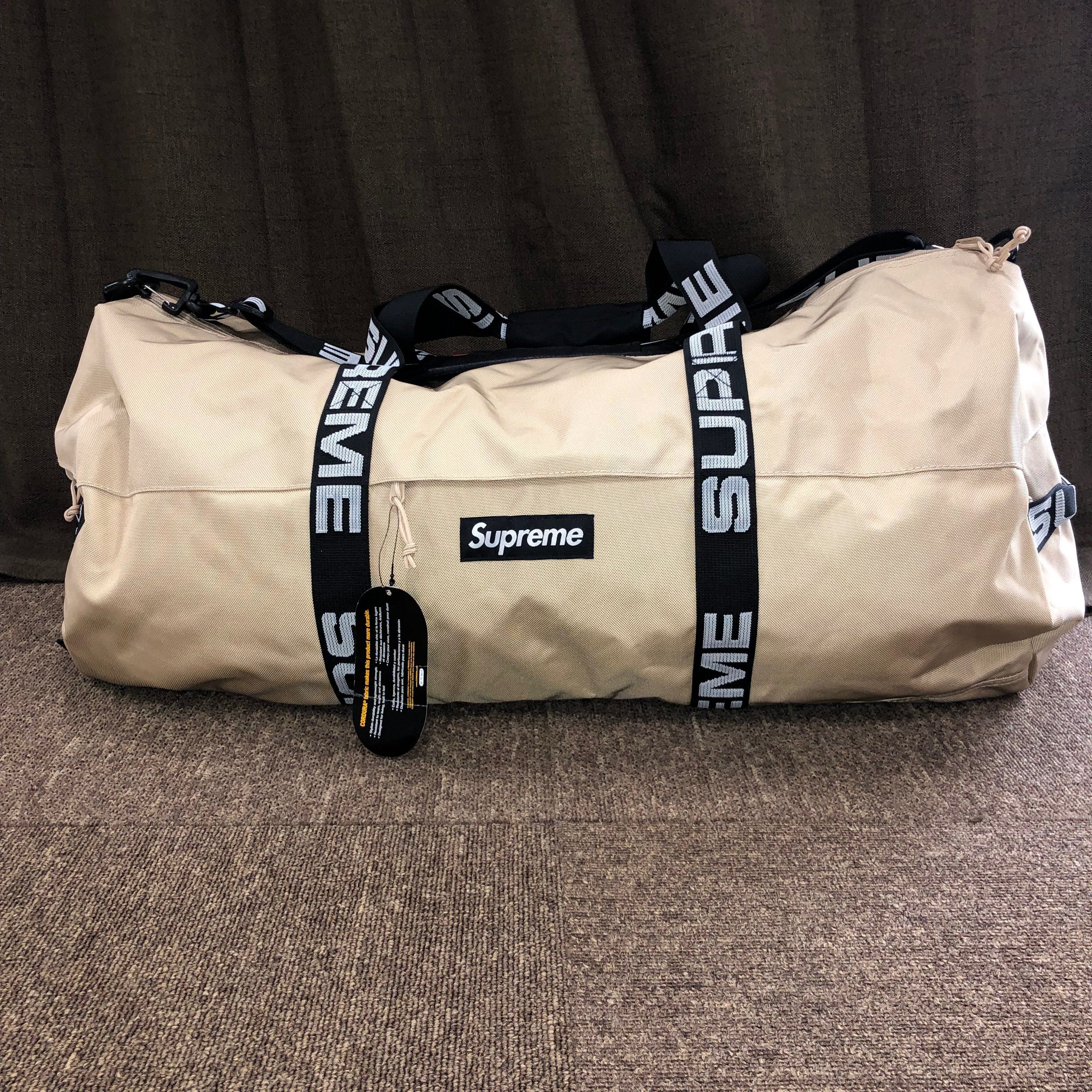 Supreme 18SS Large Duffle Bag "Tan"