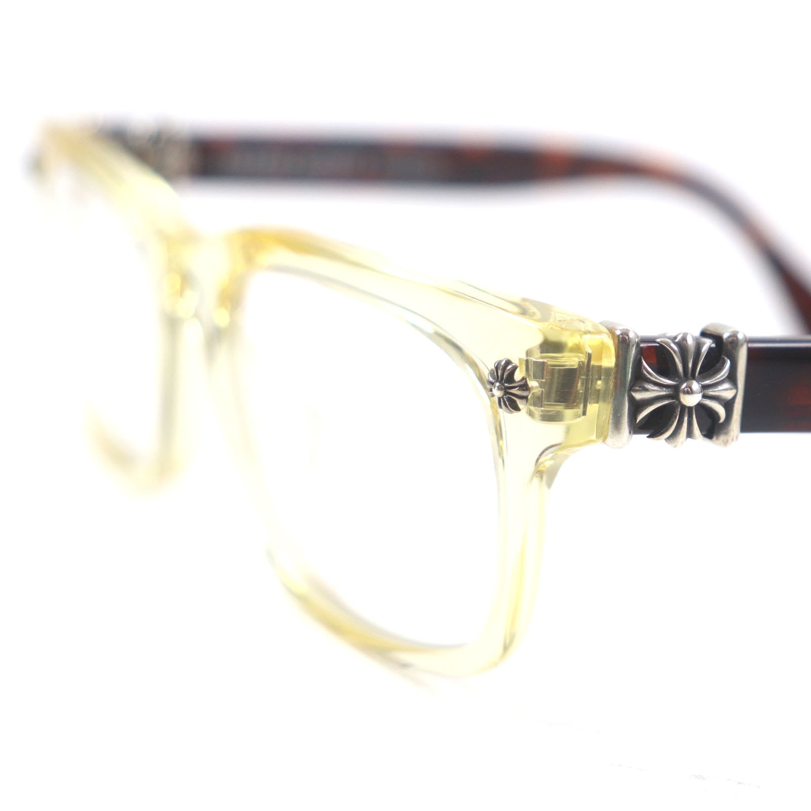 Chrome Hearts VAGILANTE 925 CH Plus Eyewear 54-19-149 "Clear Yellow/Clear Brown"