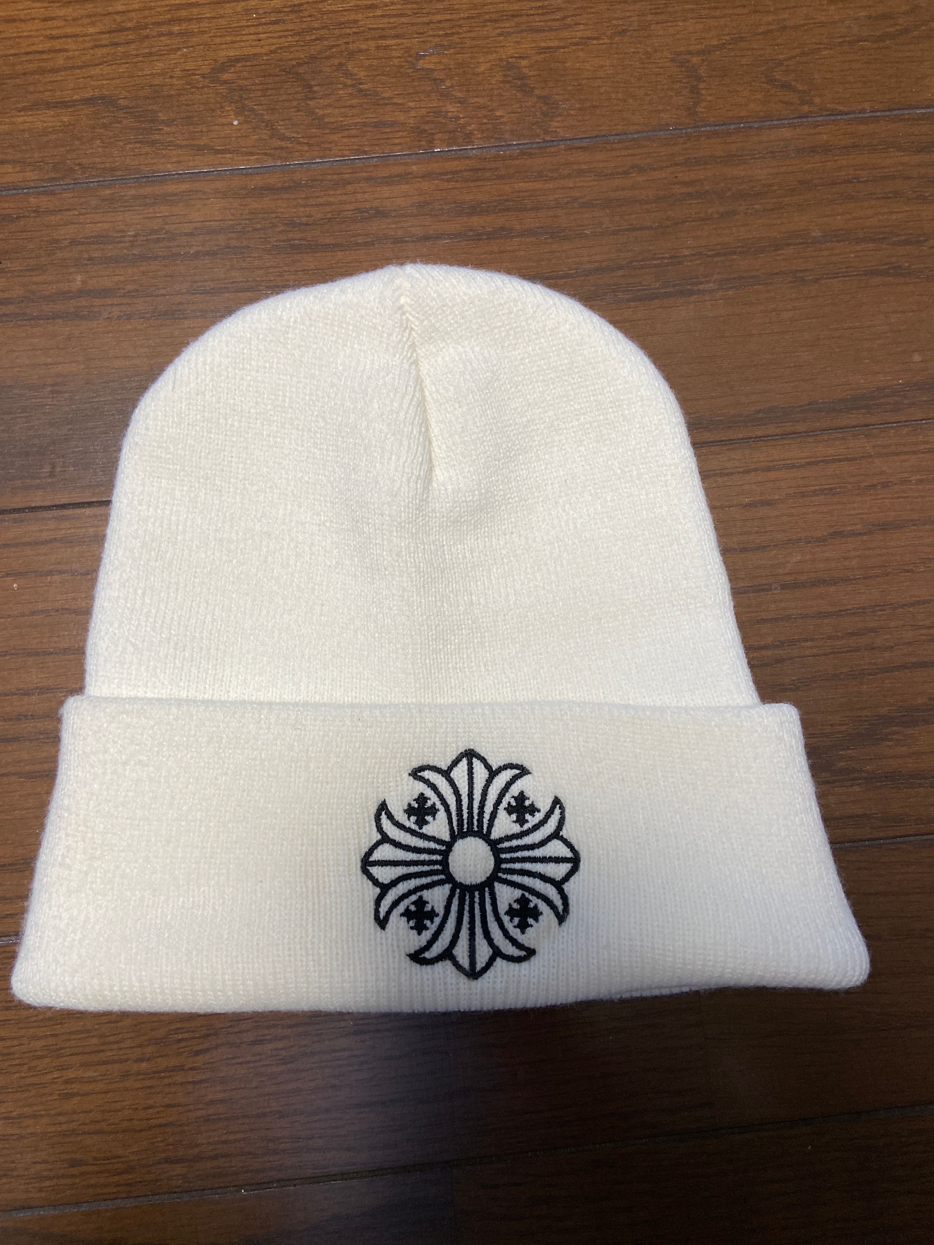 Chrome Hearts Wool Watch Cap CH Plus "Black/White"
