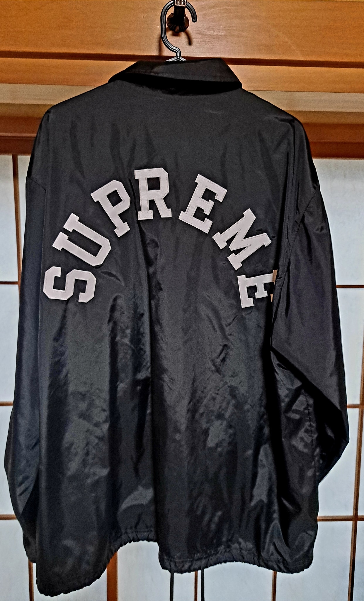 Supreme x Champion Coaches Jacket "Black"