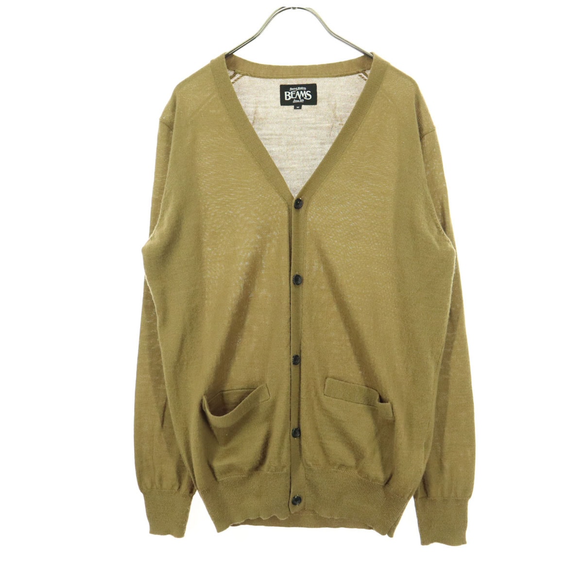 BEAMS ビームス 長袖 カーディガン M ブラウン系