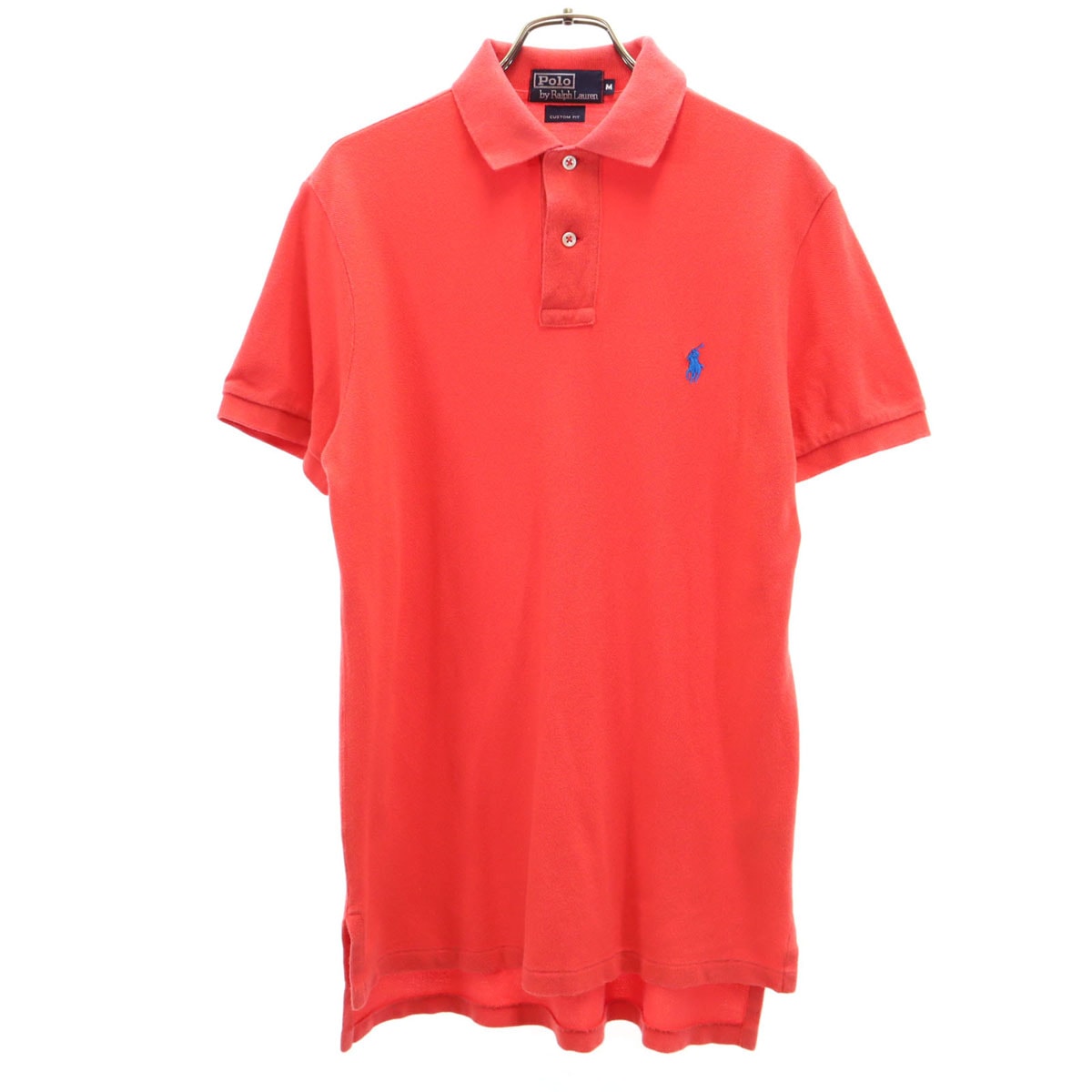 Polo by Ralph Lauren ポロバイラルフローレン 半袖 カスタムフィット ポロシャツ M レッド系
