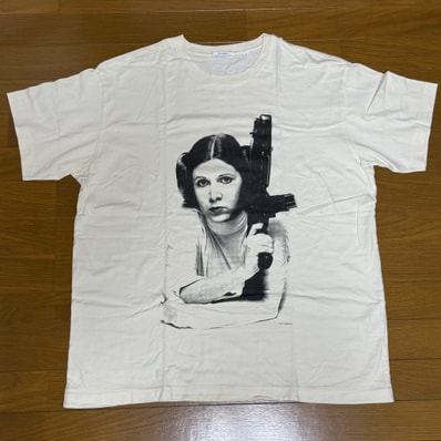 Kith Star Wars Leia Vintage Tee "Sandrift"