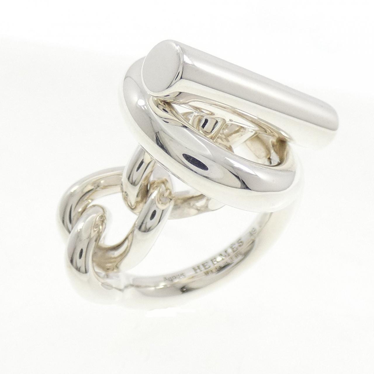 Hermes Croisette Ring GM Large Model "Silver"