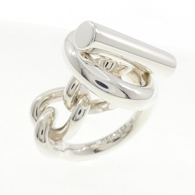 Hermes Croisette Ring GM Large Model "Silver"