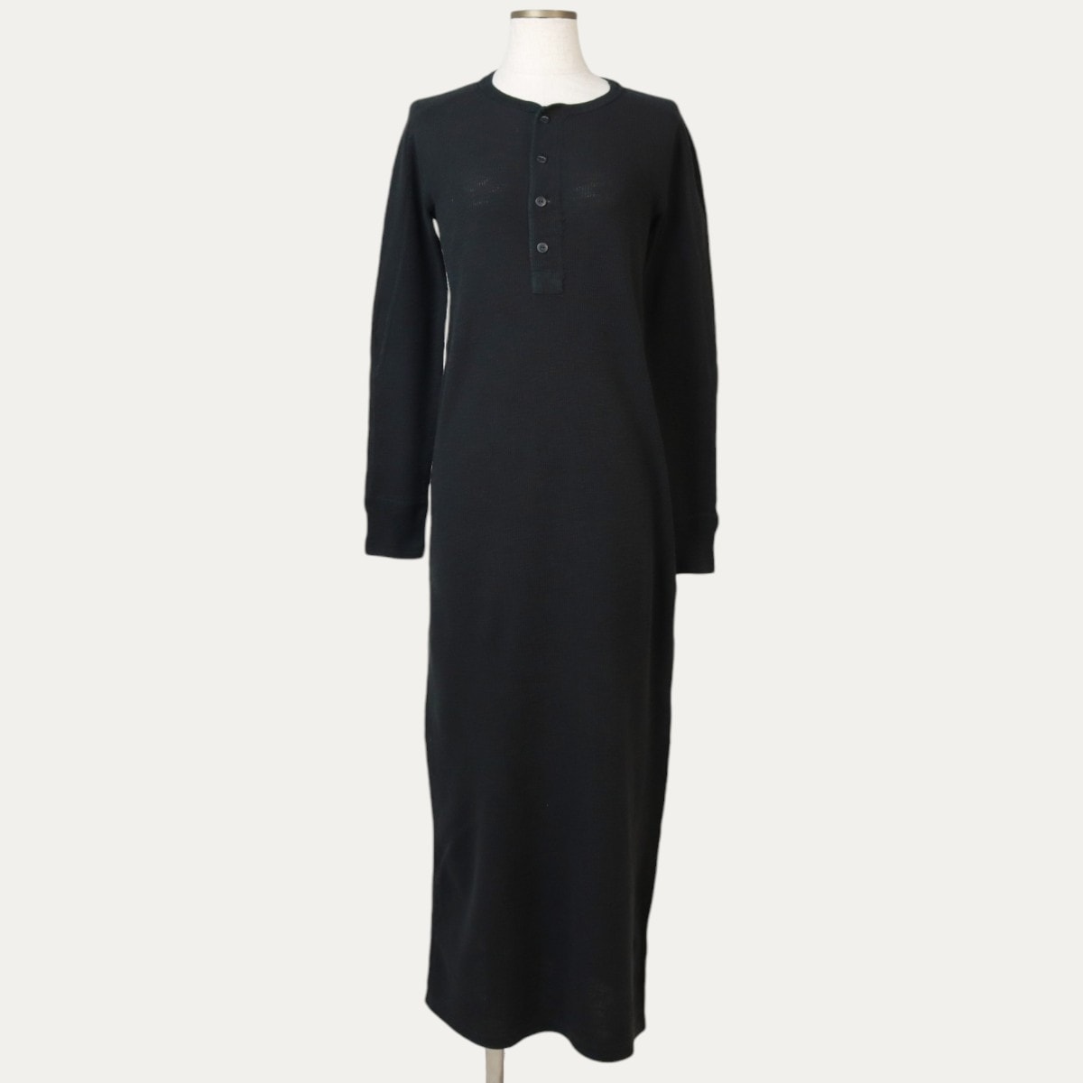 古着 ラルフローレン Ralph Lauren POLO RALPH LAUREN サーマル ロング ヘンリーネック 長袖 ワンピース レディースXS相当/eaa675531