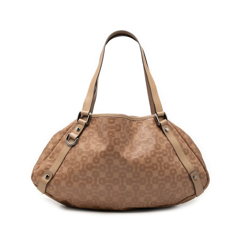 グッチ ホースビット アビー ハンドバッグ トートバッグ 293578 ベージュ レザー レディース GUCCI 【中古】