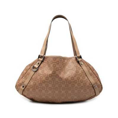 グッチ ホースビット アビー ハンドバッグ トートバッグ 293578 ベージュ レザー レディース GUCCI 【中古】
