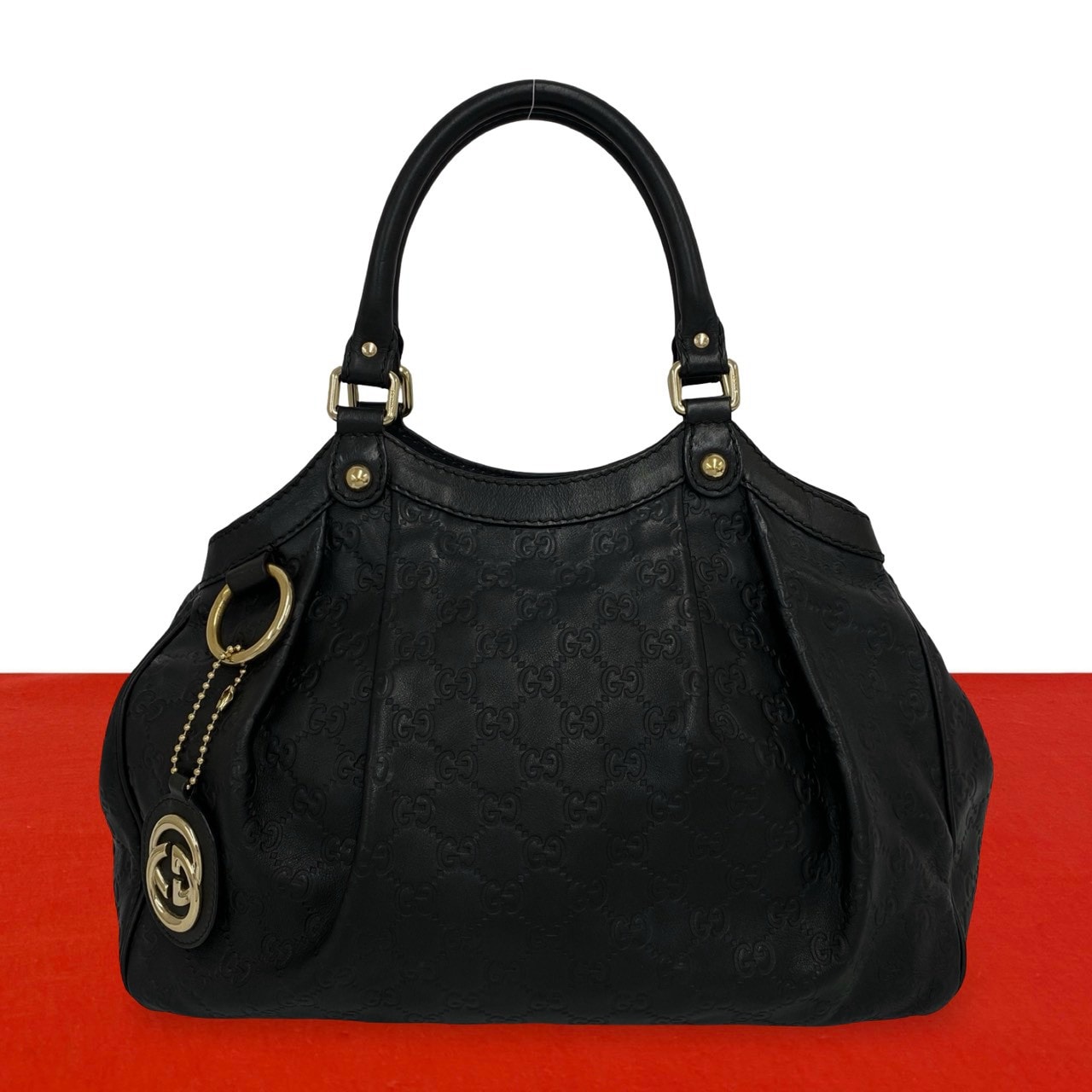 B (目立った傷や汚れなし)】GUCCI グッチ スーキー グッチシマ レザー