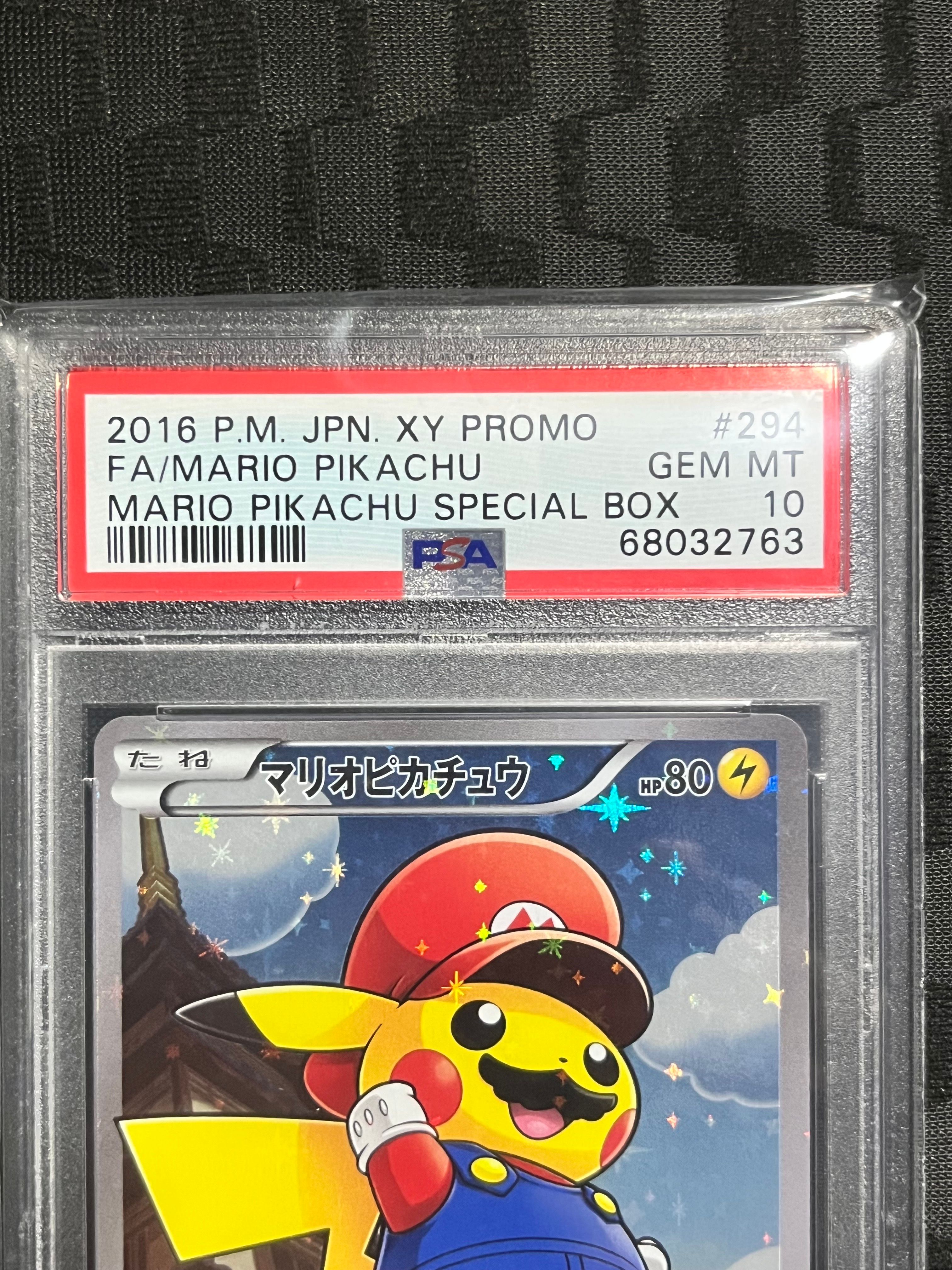 PSA 10]Mario Pikachu: PROMO[XY-P 294/XY-P](XY-P Promotional cards) |  SNKRDUNK