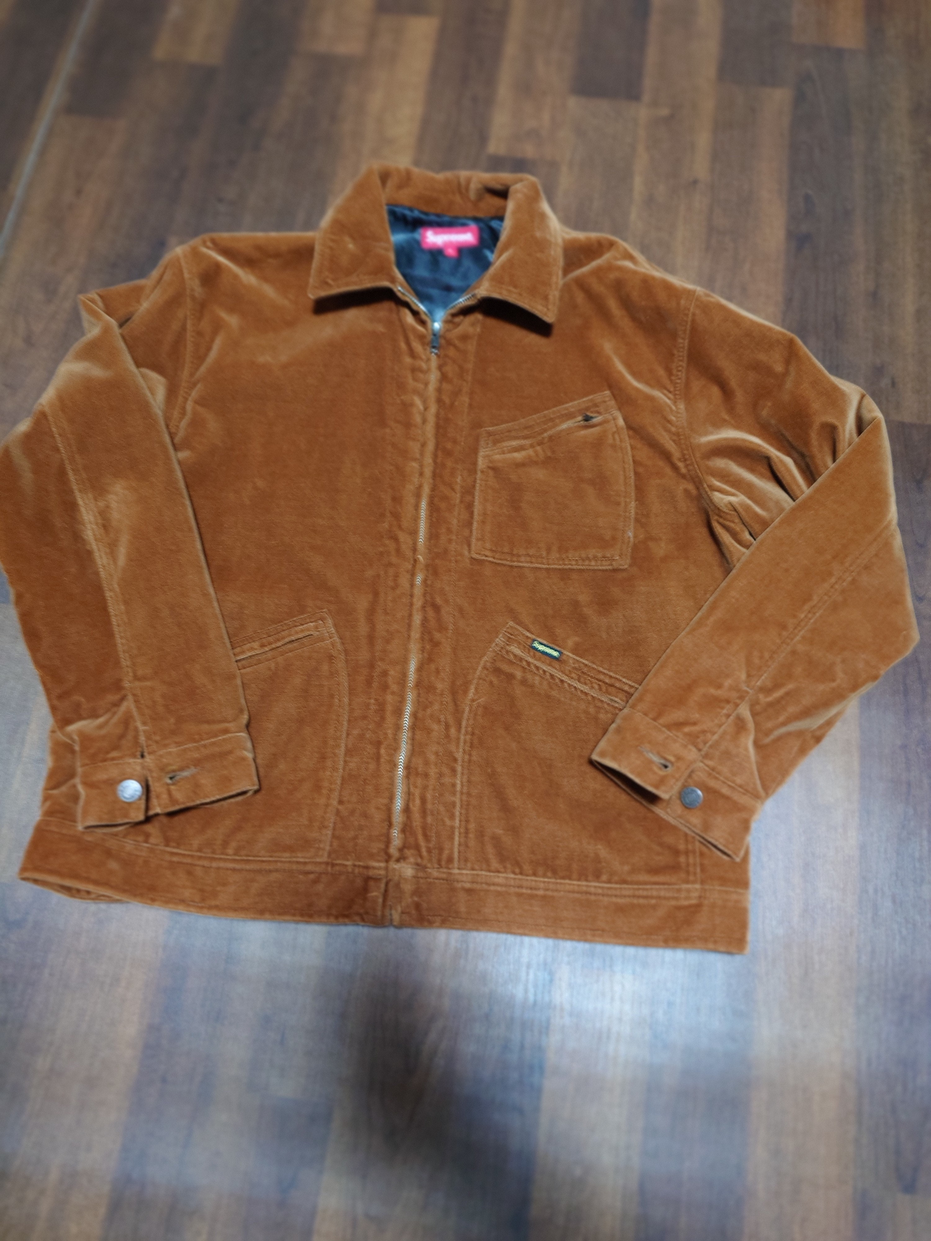 Supreme Velvet work jacket&pants