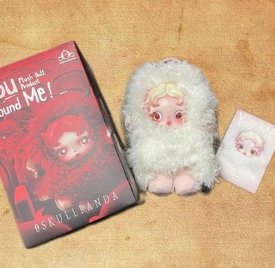 POP MART SKULLPANDA You Found Me! Series Plush Doll Pendant Ghostie