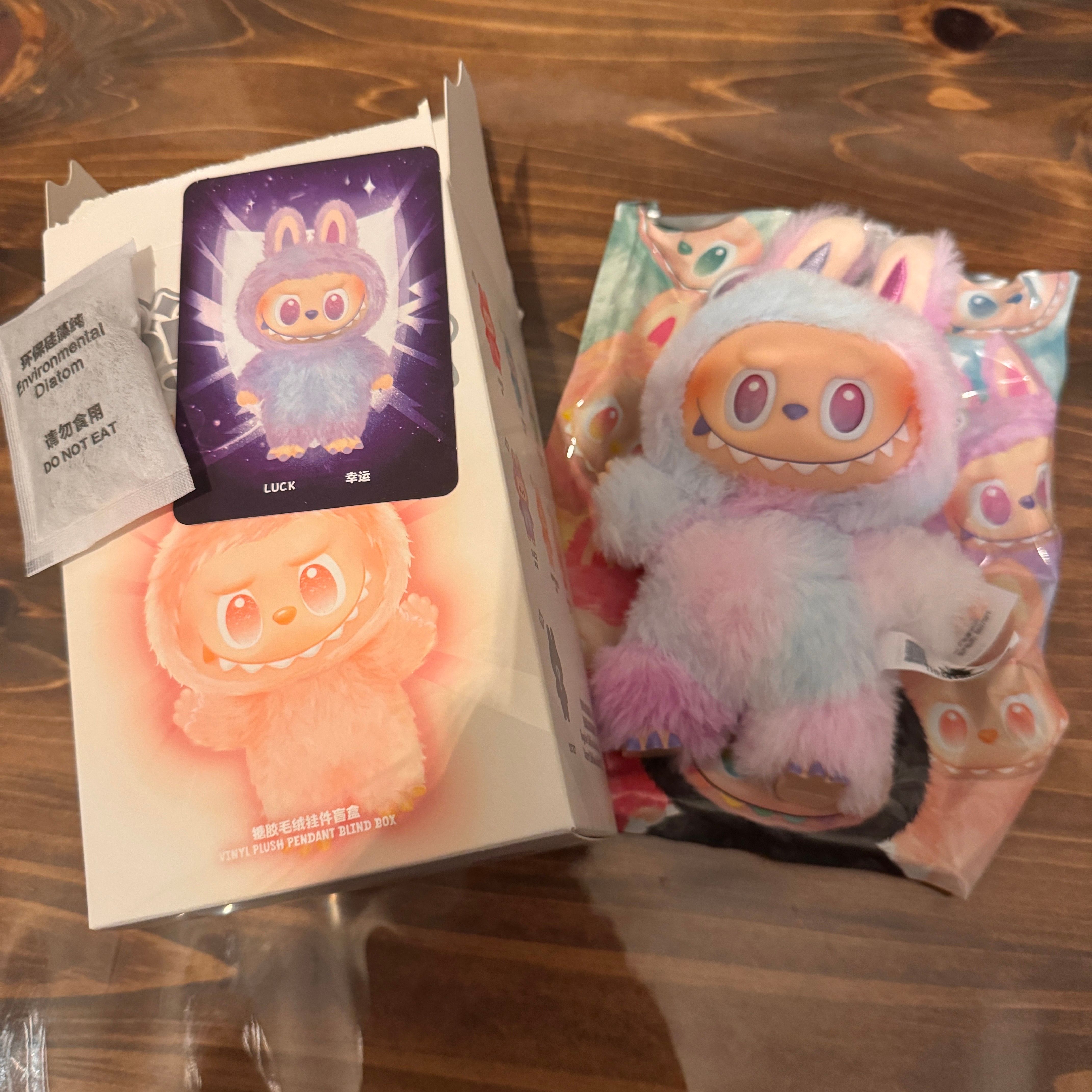 POP MART THE MONSTERS (LABUBU) Big into Energy Series Plush Pendant LUCK