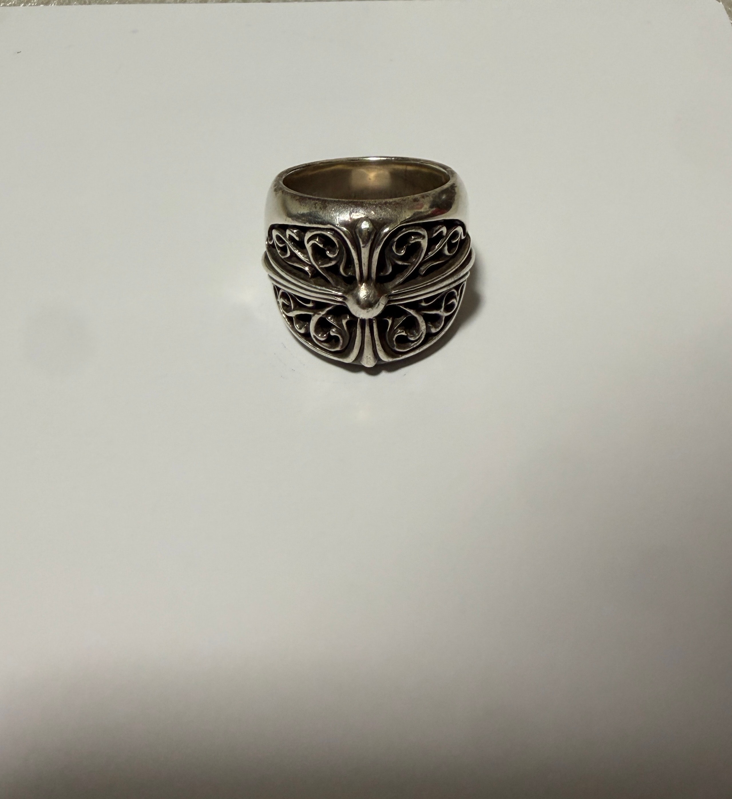 クロムハーツ クラシックオーバルクロスリング 22号