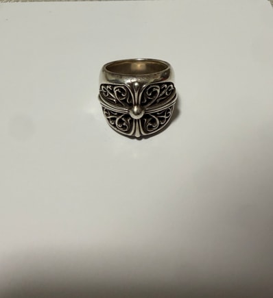 クロムハーツ クラシックオーバルクロスリング 22号