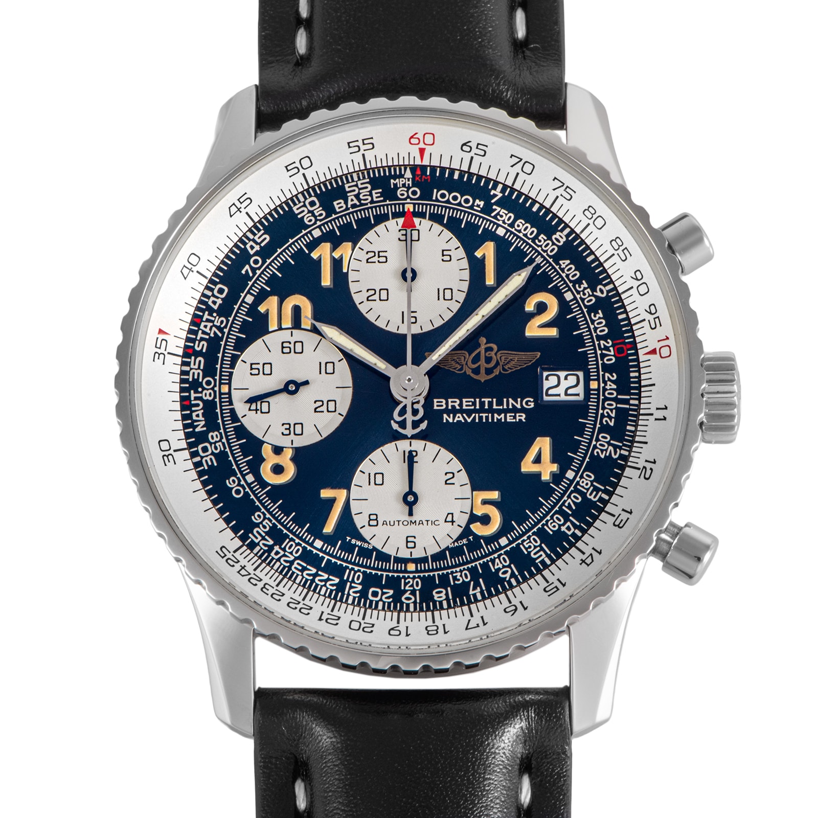 BREITLING ブライトリング オールドナビタイマー A13022 ステンレススチール【中古】