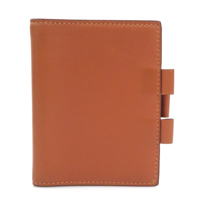 エルメス HERMES 手帳カバー アジェンダ ミニ レザー ロージー ユニセックス【中古】 h32627a