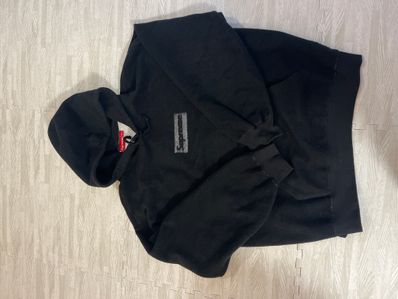 Supreme Inside Out Box Logo Hooded Sweatshirt "Black"