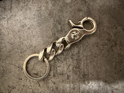 Chrome Hearts Key Ring Classic Link Short / Dagger "Silver"