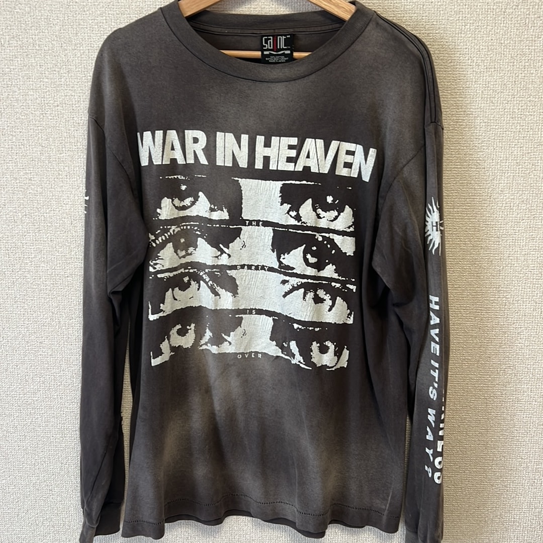 SAINT Mxxxxxx LS TEE EYES W.I.H "Black"