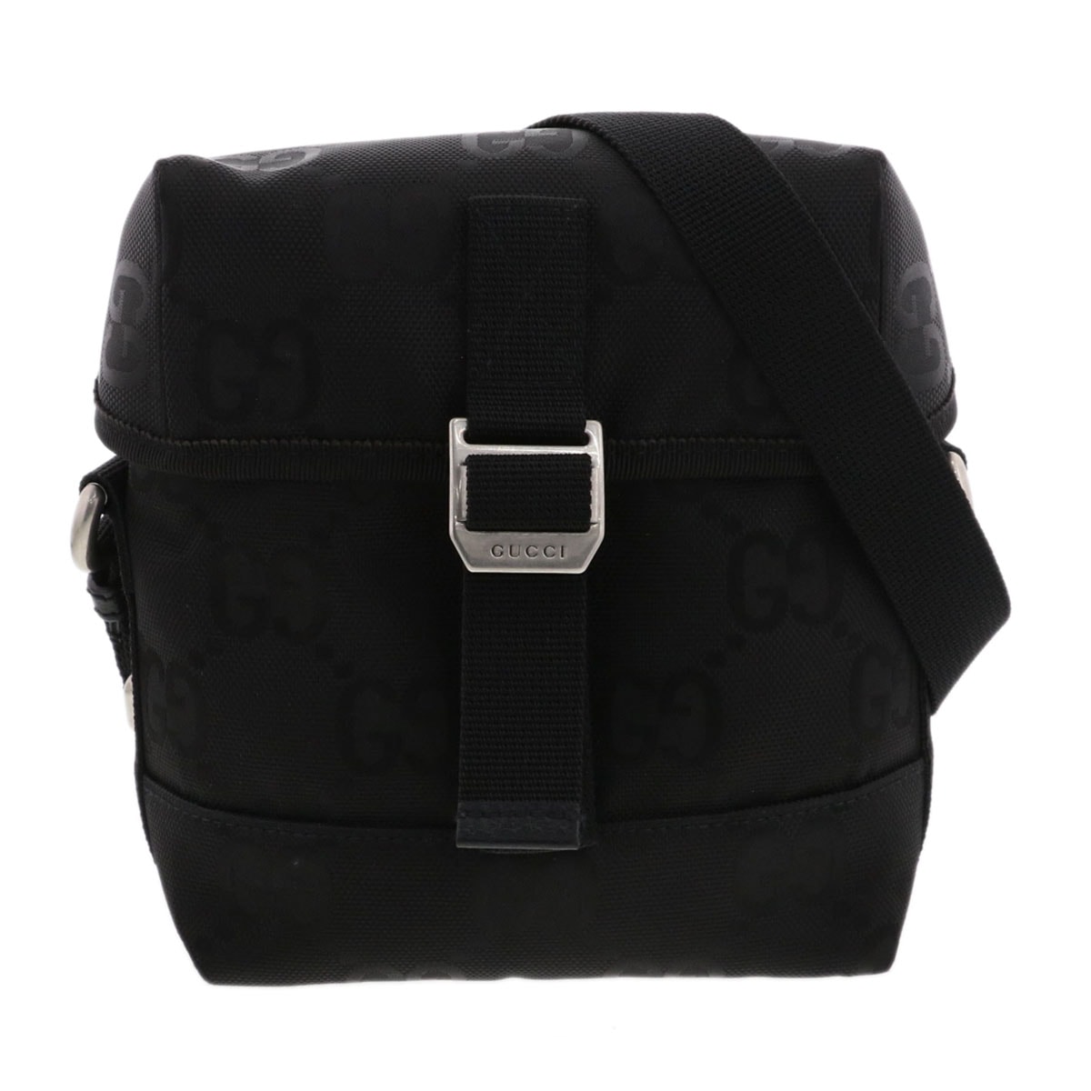 GUCCI グッチ GGナイロン オフザグリッド ショルダーバッグ ショルダーバッグ 643858 PVC ブラック  メンズ【中古】
