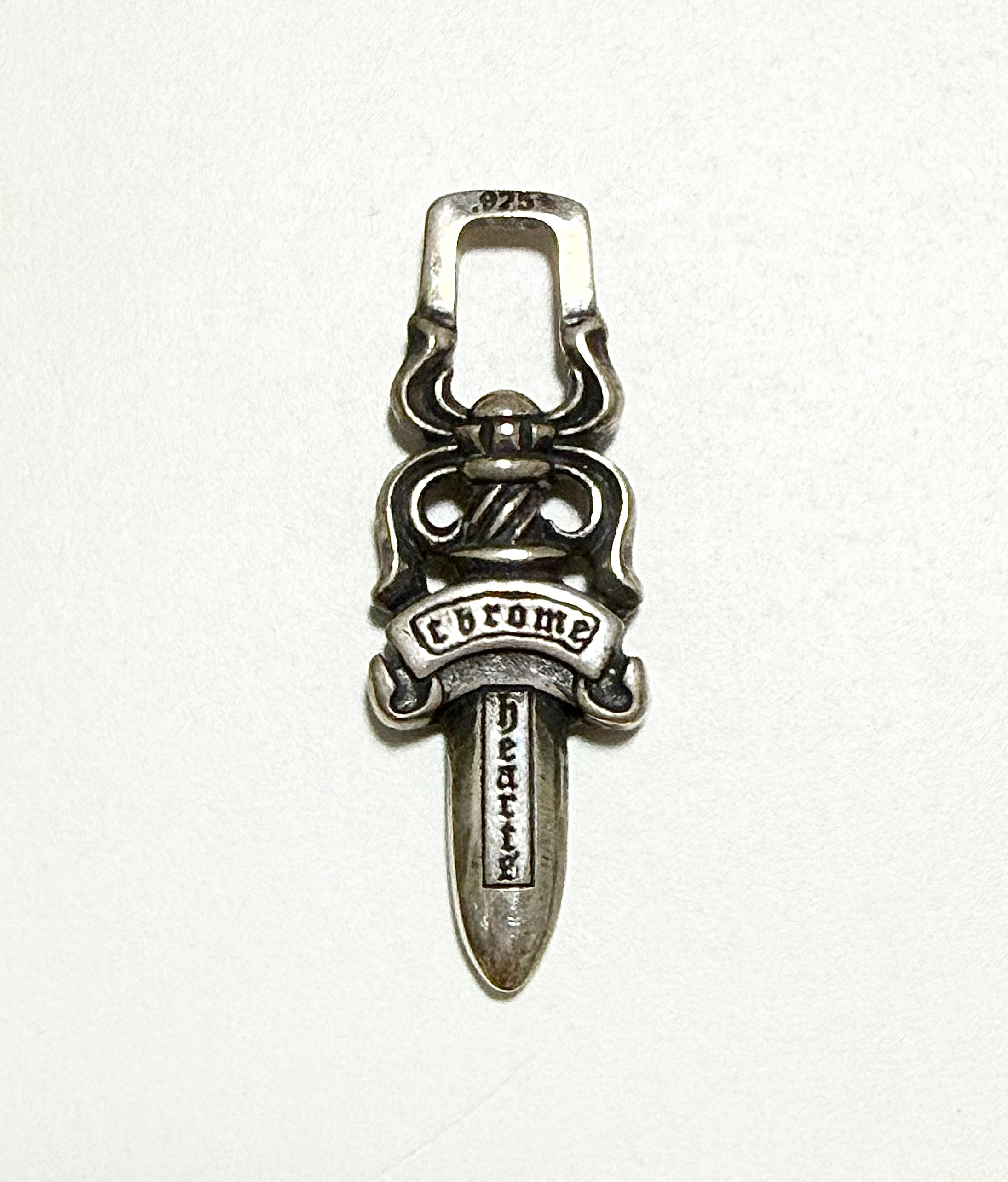 Chrome Hearts #5 Dagger Charm Zip 1 "Silver"