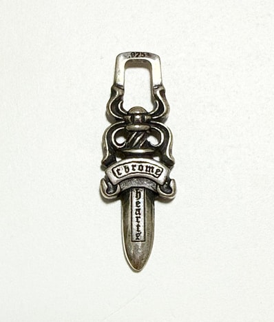 Chrome Hearts #5 Dagger Charm Zip 1 "Silver"