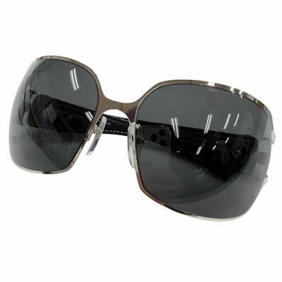 美品 クロムハーツ サングラス POON 2/SS-BKL ブラック メンズ