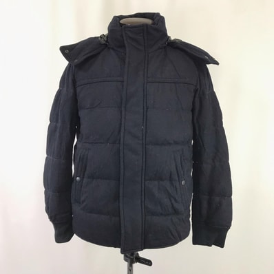 UNIQLO【ユニクロ】肉厚/80%ダウンジャケット【メンズS/ネイビー/navy】アウター/ブルゾン/ブレザー/Jacket/Jumper◆BJ037-b
