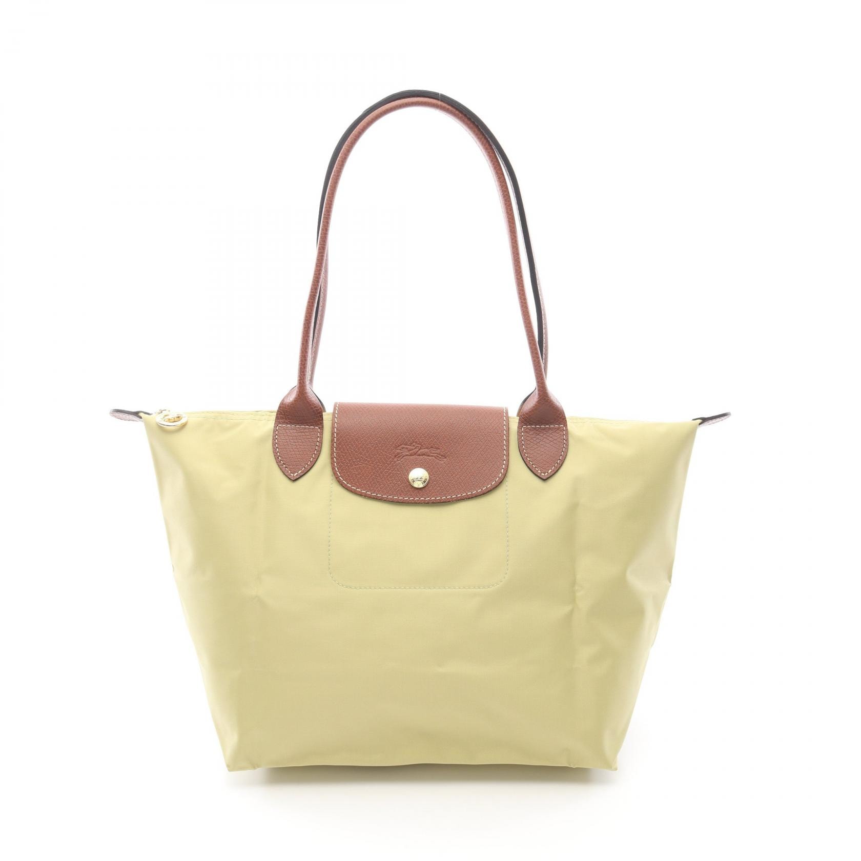 ロンシャン Longchamp LE PLIAGE ORIGINAL M ル プリアージュ オリジナル M トートバッグ バッグ キャンバス レザー レディース グリーン系 / ブラウン系 L2605089244 【新品】