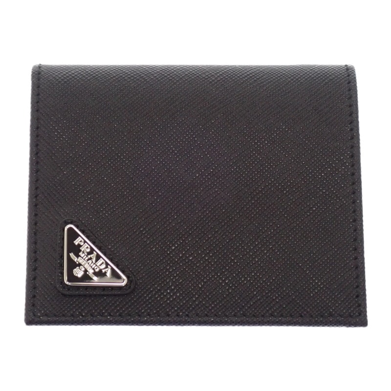 プラダ PRADA サフィアーノトライアングル財布 【中古】【Aランク】