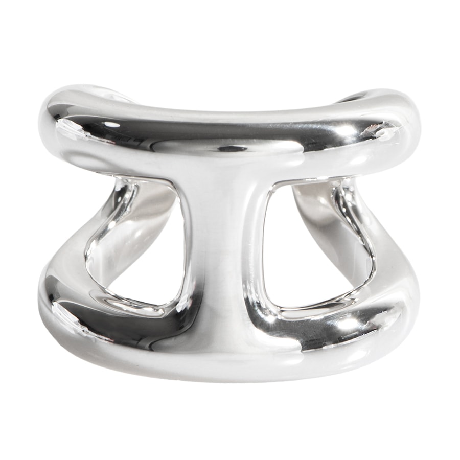 HERMES エルメス オスモズGM H102536B 00046 リング・指輪 12号 シルバー【中古】