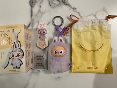 POP MART THE MONSTERS (LABUBU) Pin for Love Series-Vinyl Plush Pendant (A-M) E