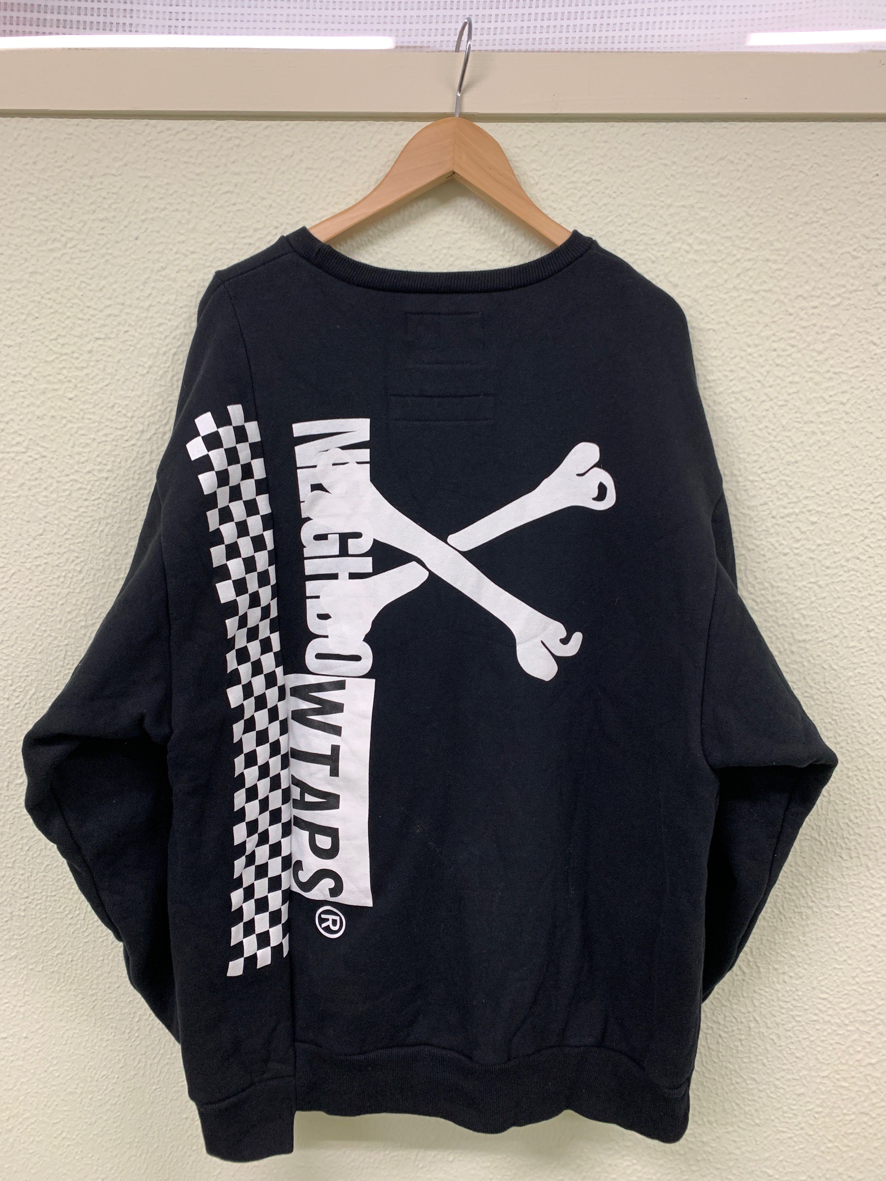 Wtaps × Neighborhood Ripper Crew Neck Sweatshirt "Black"