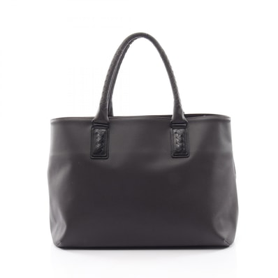 ボッテガヴェネタ BOTTEGA VENETA マルコポーロ イントレッチオジェット トートバッグ バッグ PVCコーティングキャンバス レザー メンズ ブラウン系 / ブラック系 222498 【中古】