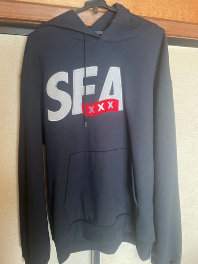 WIND AND SEA GOD SELECTION XXX HOODIE "Black"
