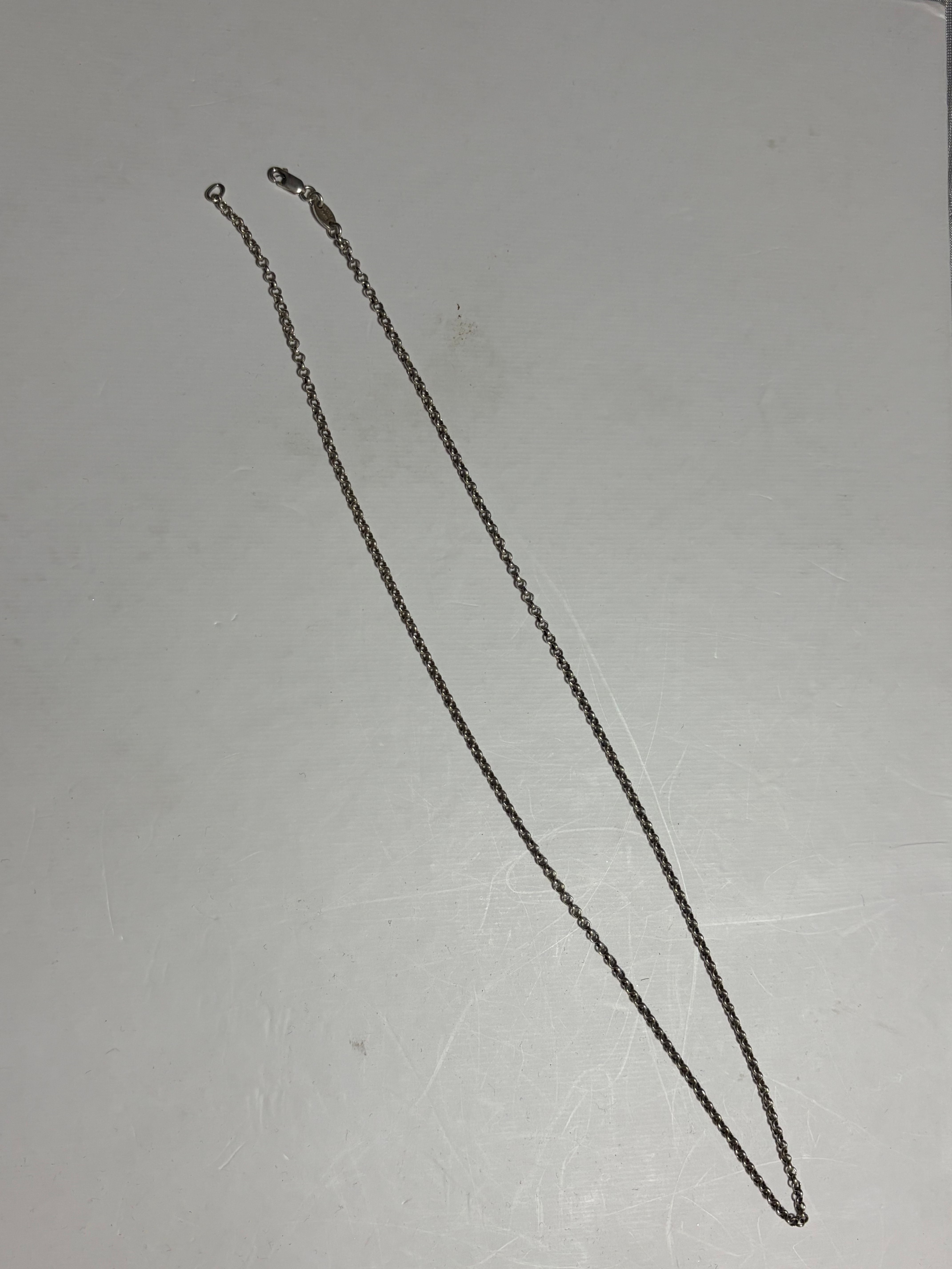 Chrome Hearts Roll Chain Necklace "Silver"