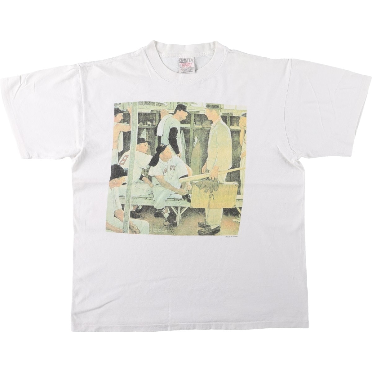 古着 ~90年代 オニータ ONEITA Norman Rockwell ノーマンロックウェル The Rookie アートTシャツ メンズL相当 ヴィンテージ/eaa672861