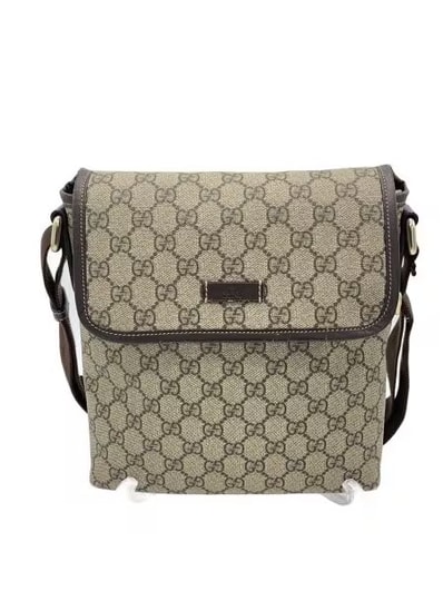 GUCCI GG Supreme Shoulder Bag "Beige"