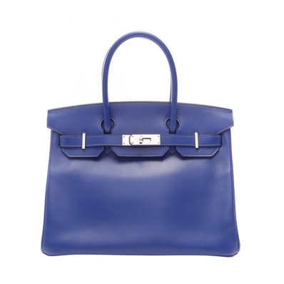 エルメス HERMES バーキン30 ハンドバッグ バッグ レザー タデラクト ブルーエレクトリック D刻印(2019年製造) レディース ブルー系 【中古】