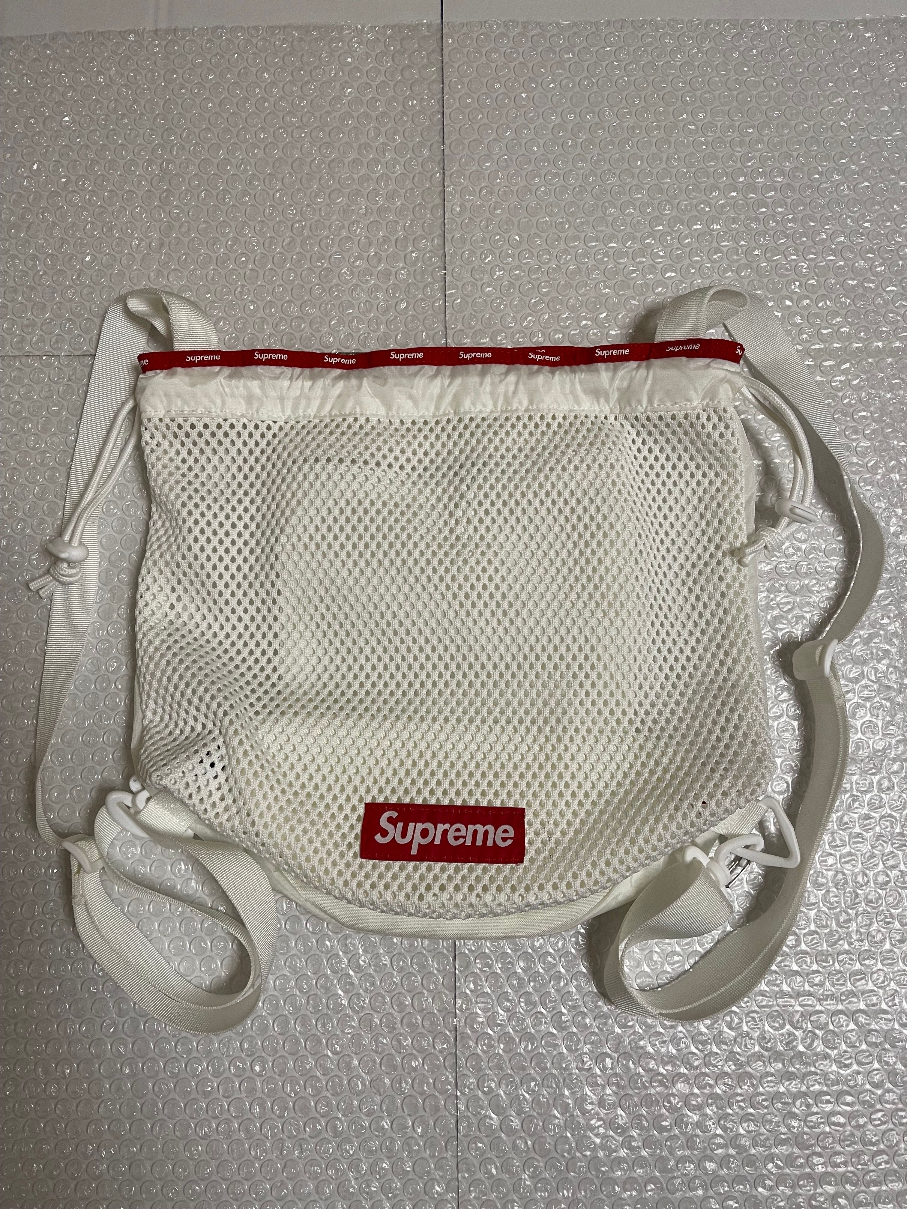 Supreme Mesh Small Backpack "White"