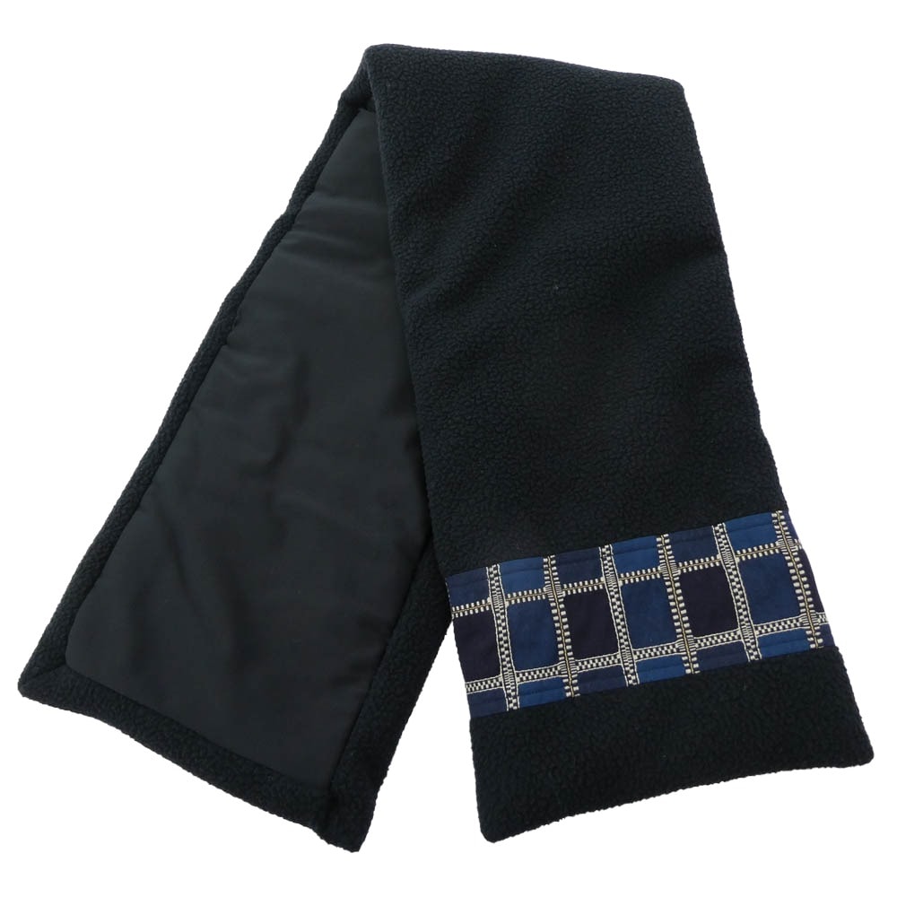 KUON クオン マフラー 252GD071417 High Pile Fleece Scarf ハイパイル フリース スカーフ ブラック系【新古品】【未使用】【中古】