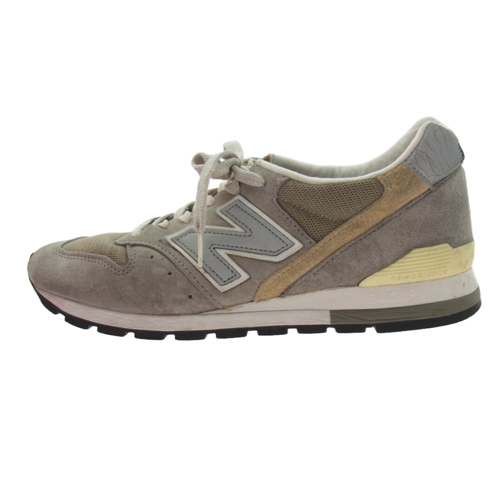 NEW BALANCE ニューバランス スニーカー M996 USA製 ローカット スニーカー グレー系 26cm【中古】