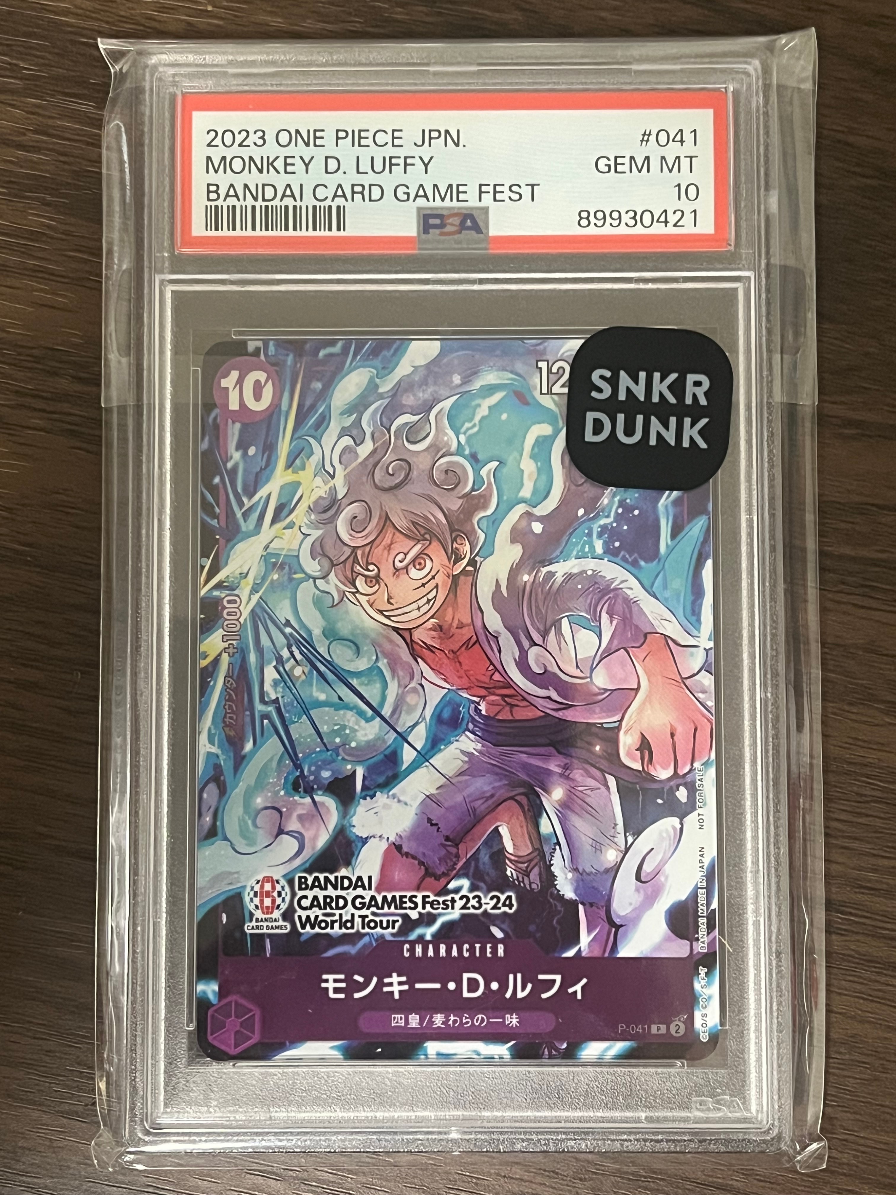 PSA10】モンキー・D・ルフィ P [P-041]【英語版】(プロモーション