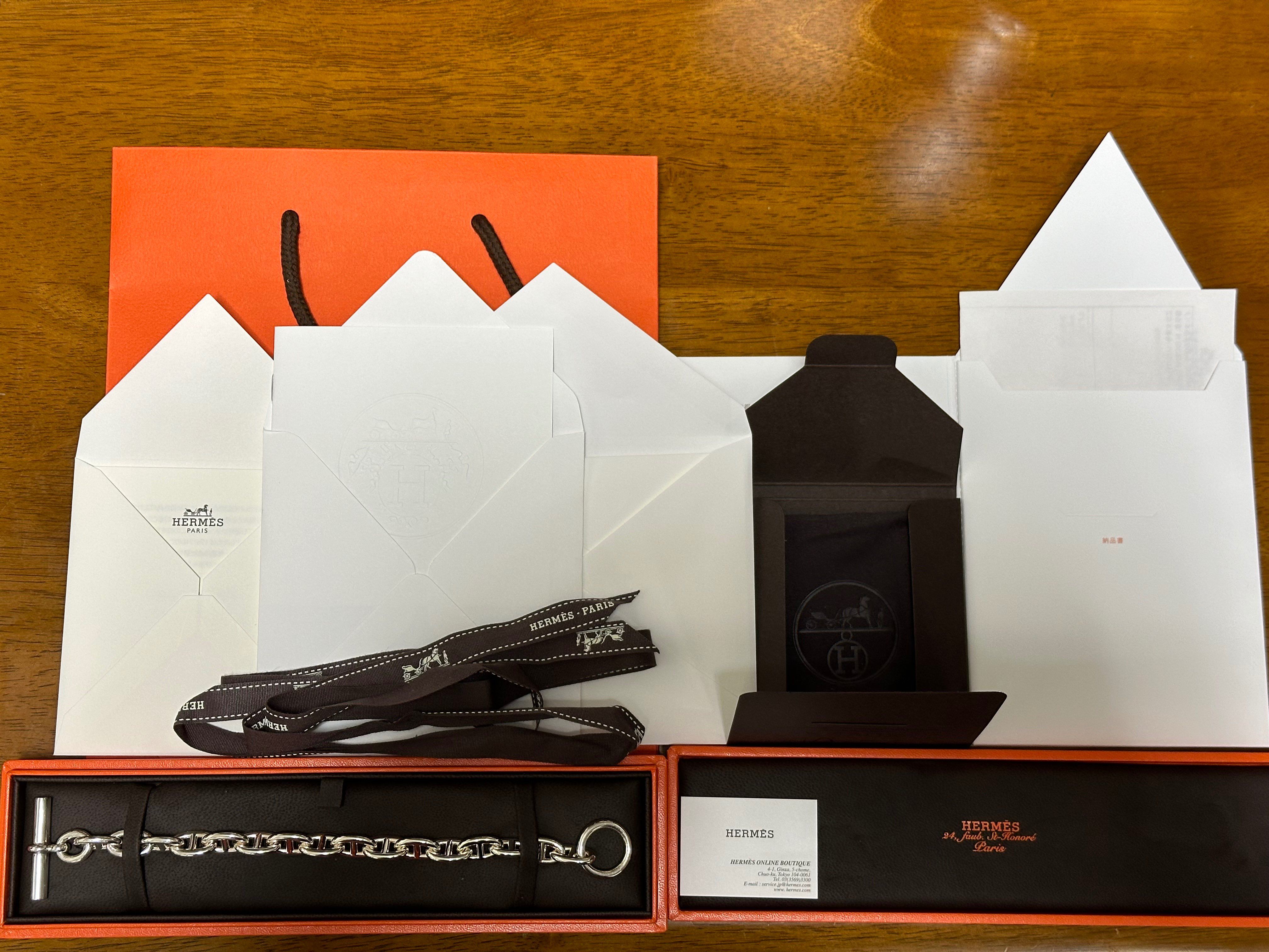 Hermes Chaine D'ancre MM Bracelet "Silver"